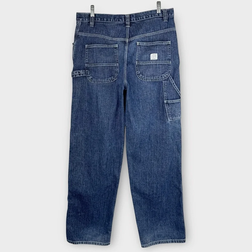 vintage 90s Sonoma men’s carpenter jeans 34 waist baggy utility cargo slouchy